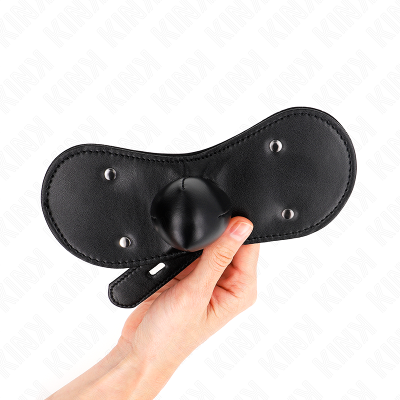 KINK - BALL GAG MOUTH MASK WITH LOCK ADJUSTABLE 42-60 CM - Amore24
