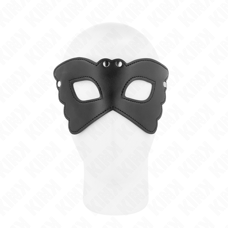 KINK - BUTTERFLY SHAPED LEATHERETTE MASK 20 x 9 CM - Amore24