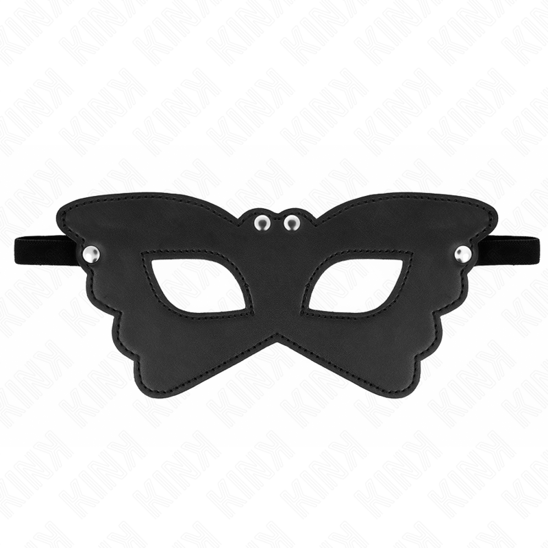 KINK - BUTTERFLY SHAPED LEATHERETTE MASK 20 x 9 CM - Amore24