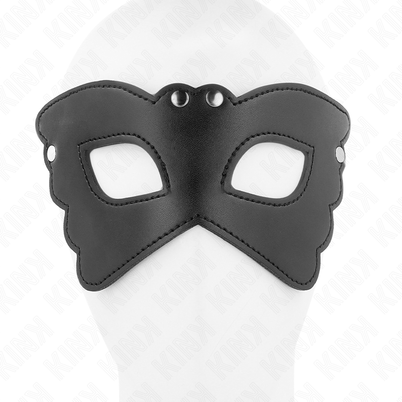 KINK - BUTTERFLY SHAPED LEATHERETTE MASK 20 x 9 CM - Amore24