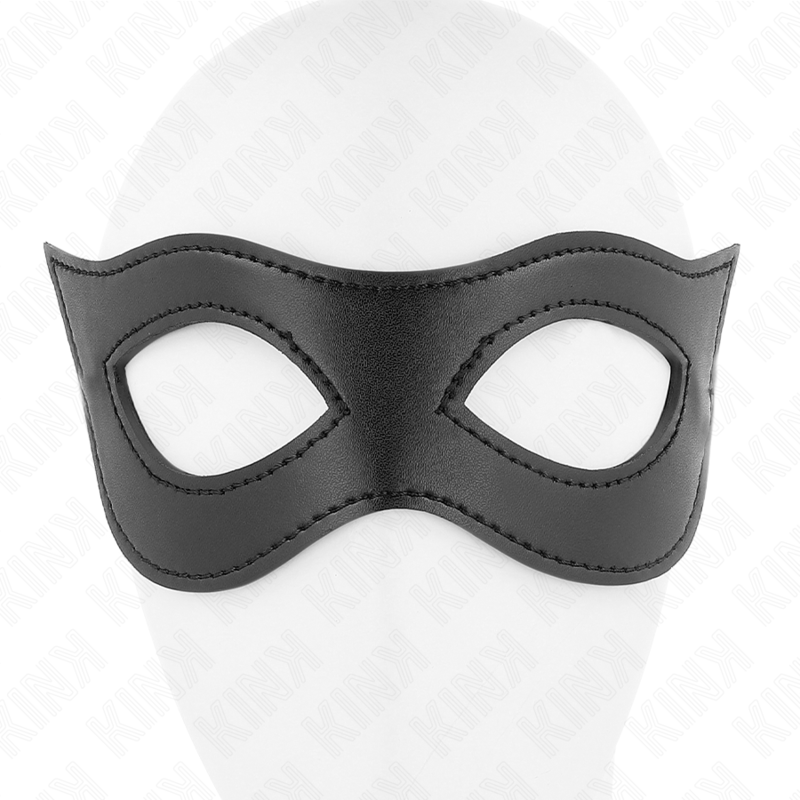 KINK - LEATHERETTE MASK MODEL 2 23 x 7.5 CM - Amore24