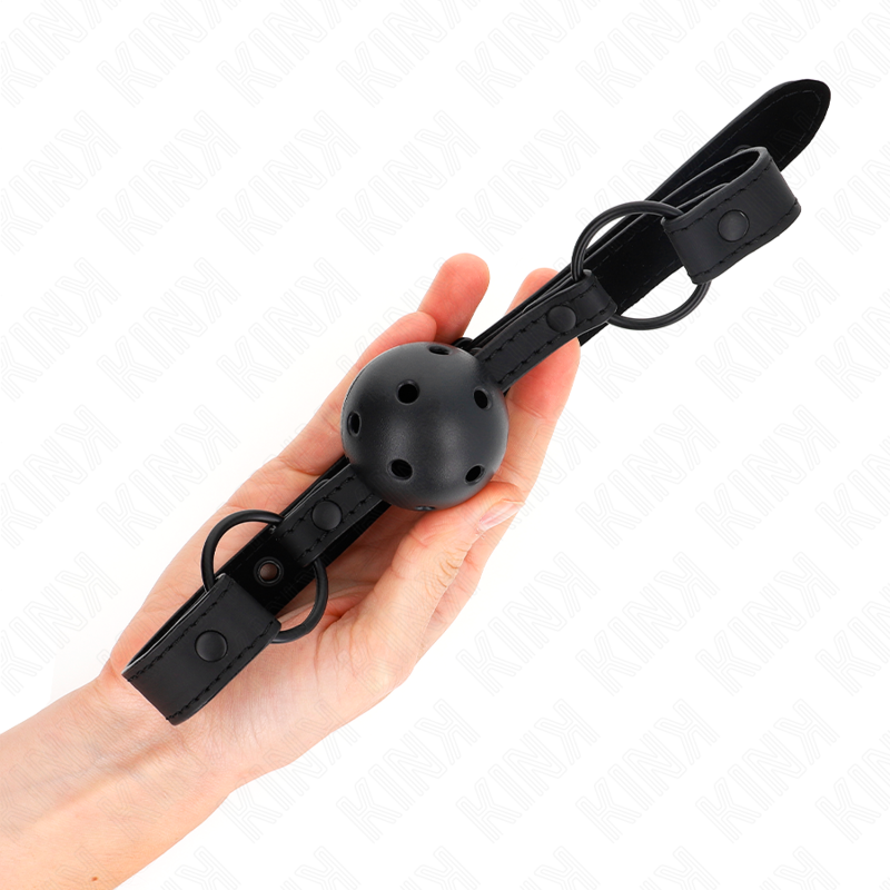 KINK - NEOPRENE BALL 4.5 CM GAG 63.5 X 2 CM ADJUSTABLE 41 X 59 CM - Amore24