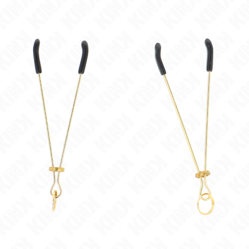 KINK - THIN NIPPLE CLAMPS GOLD 7 CM - Amore24