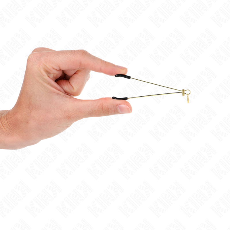 KINK - THIN NIPPLE CLAMPS GOLD 7 CM - Amore24