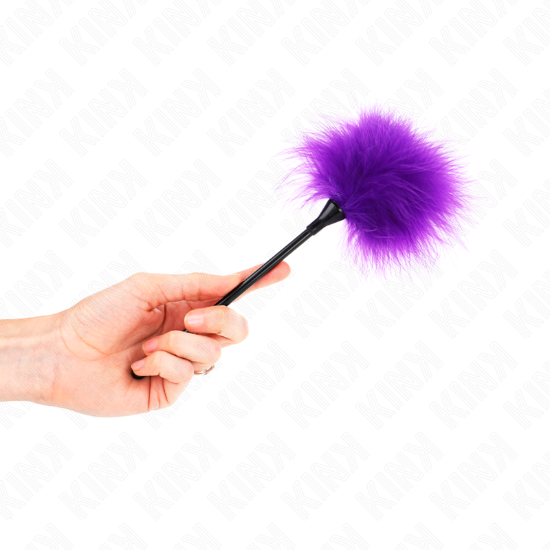 KINK - PURPLE TICKLE FEATHERS USED FOR THE BONDAGE KIT 27 CM - Amore24