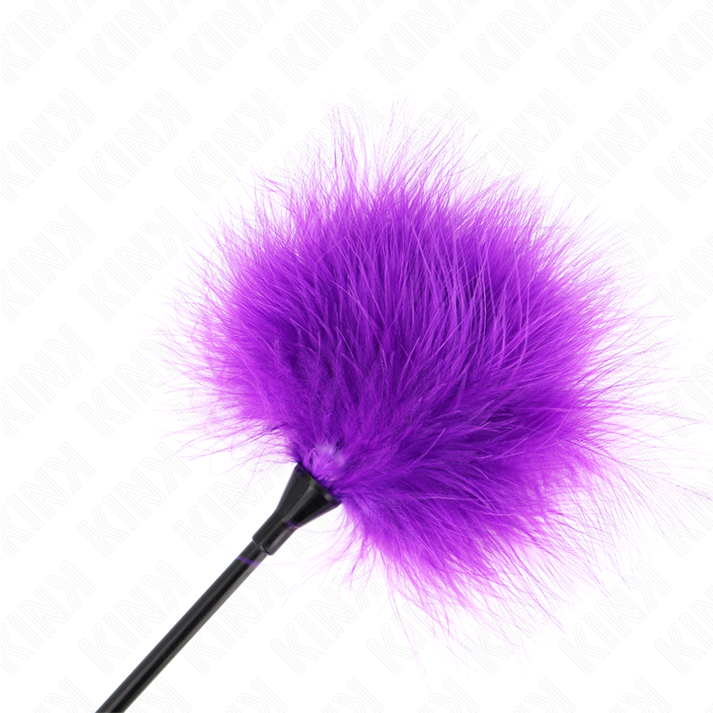 KINK - PURPLE TICKLE FEATHERS USED FOR THE BONDAGE KIT 27 CM - Amore24
