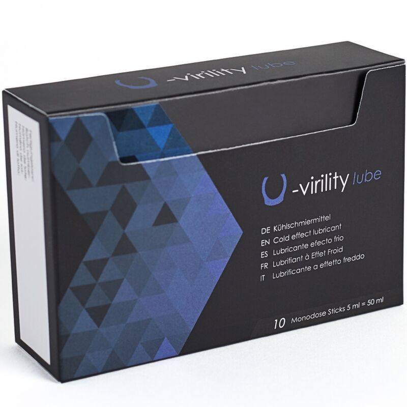 500 COSMETICS - U-VIRILITY LUBE COLD EFFECT LUBRICANT 10 X 5 ML - Amore24
