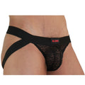BURN - 005 JOCK LINGERIE BLACK XL - Amore24