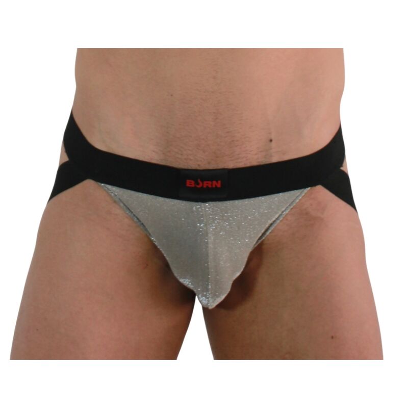 BURN - 001 JOCK SHINY BEIGE / BLACK XL - Amore24