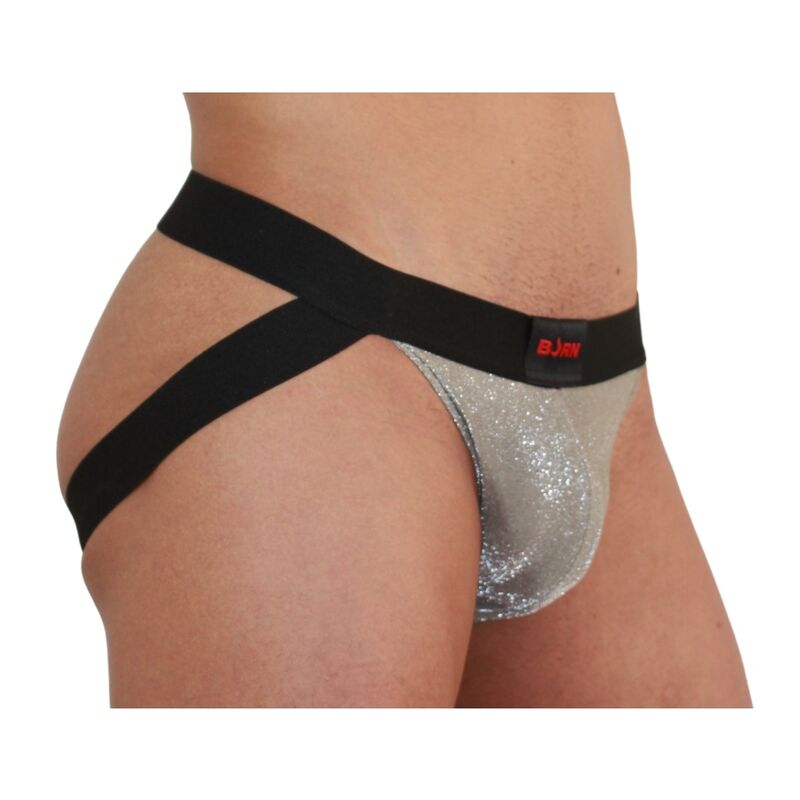 BURN - 001 JOCK SHINY BEIGE / BLACK XL - Amore24