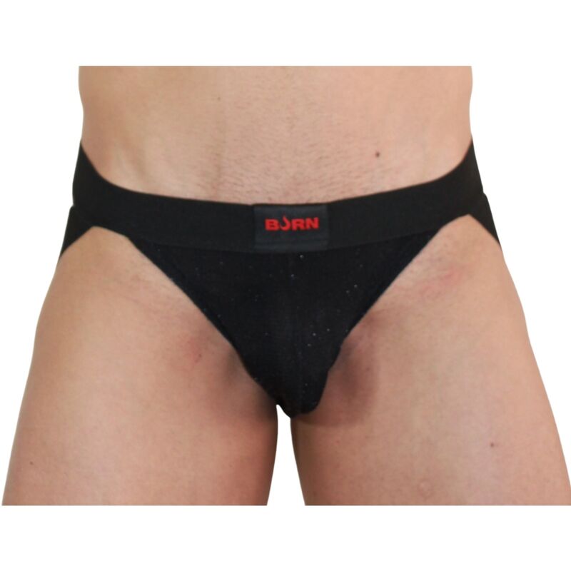 BURN - 003 JOCK SHINY BLACK XL - Amore24
