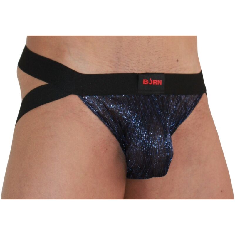 BURN - 006 JOCK SHINY BLUE / BLACK XL - Amore24