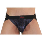 BURN - 006 JOCK SHINY BLUE / BLACK XL - Amore24