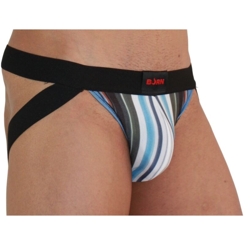 BURN - 009 JOCK MULTICOLOR / BLACK XL - Amore24