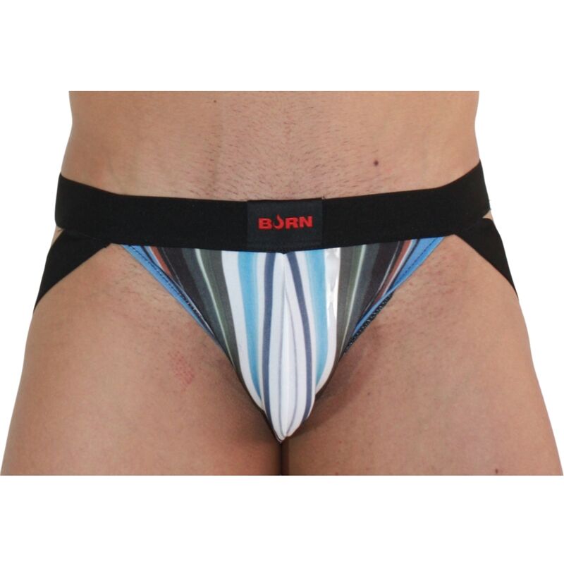 BURN - 009 JOCK MULTICOLOR / BLACK XL - Amore24