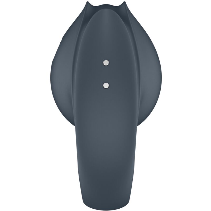 SATISFYER - PERFECT PAIR 2 MULTIVIBRATOR 2 IN 1 PENIS RING AND FINGER STIMULATOR GREY - Amore24