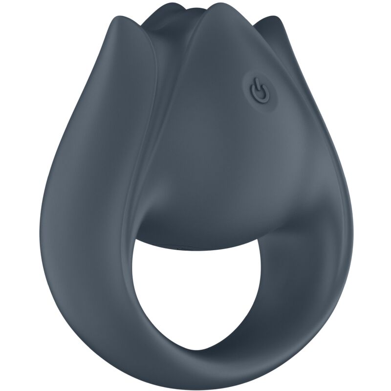 SATISFYER - PERFECT PAIR 2 MULTIVIBRATOR 2 IN 1 PENIS RING AND FINGER STIMULATOR GREY - Amore24