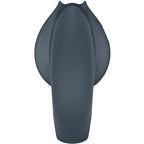 SATISFYER - PERFECT PAIR 2 MULTIVIBRATOR 2 IN 1 PENIS RING AND FINGER STIMULATOR GREY - Amore24