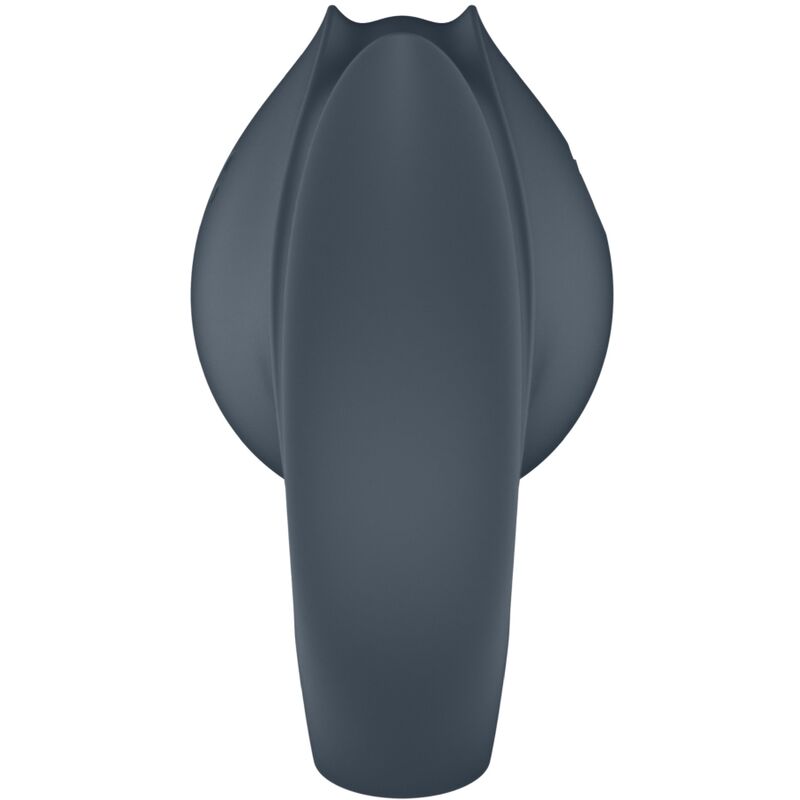 SATISFYER - PERFECT PAIR 2 MULTIVIBRATOR 2 IN 1 PENIS RING AND FINGER STIMULATOR GREY - Amore24
