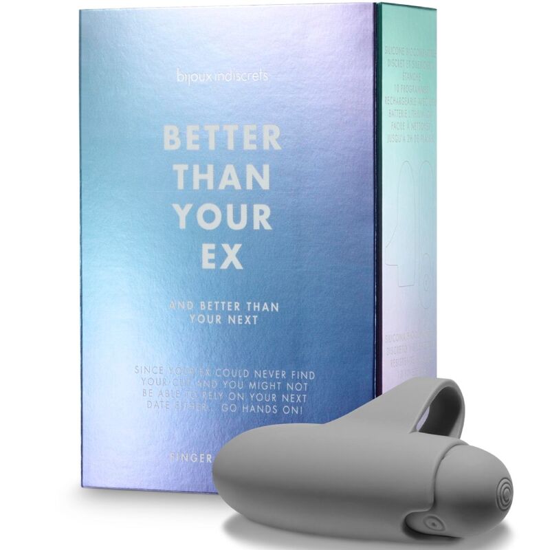 BIJOUX - BETTER THAN YOUR EX VIBRATOR BULLET 10 VIBRATIONS GREY - Amore24