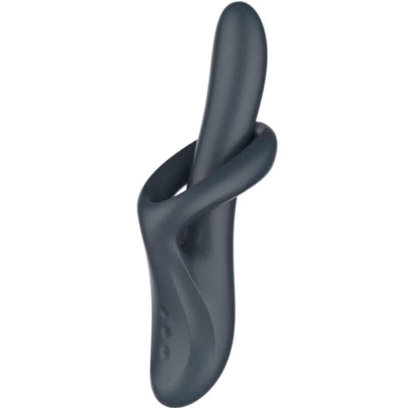 SATISFYER - HEAT FLEX 4 HEAT EFFECT VIBRATOR 12 VIBRATIONS GREY - Amore24