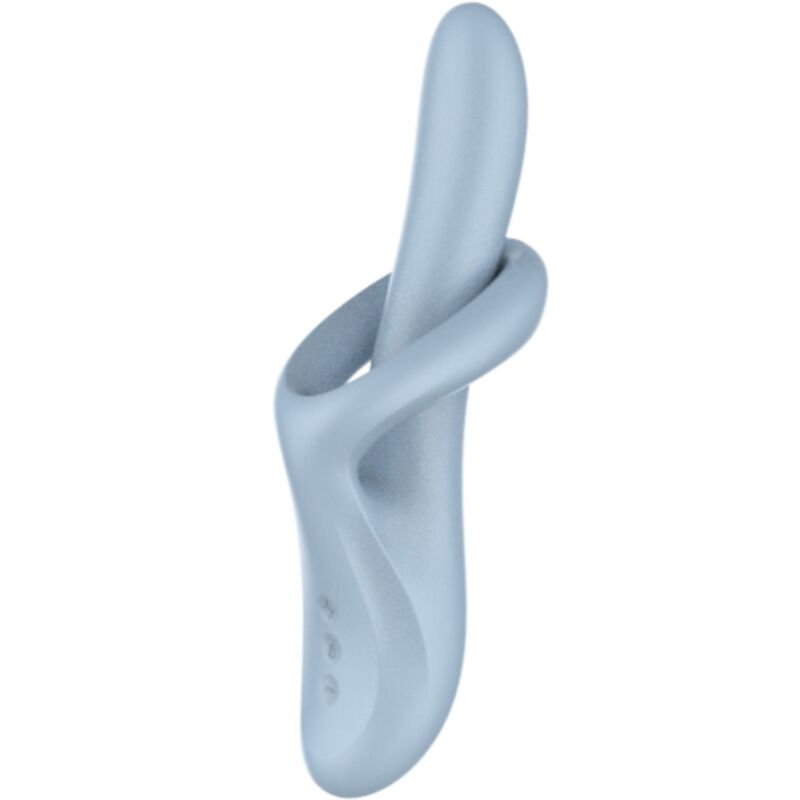 SATISFYER - HEAT FLEX 4 HEAT EFFECT VIBRATOR 12 VIBRATIONS BLUE - Amore24