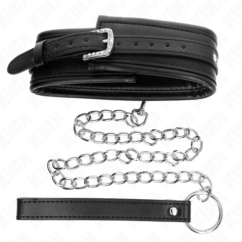 KINK - NECKLACE WITH SHINY BUCKLE STRAP 65 CM 48.5 CM X 5.3 CM - Amore24