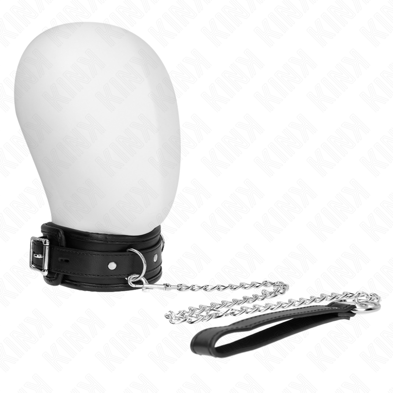 KINK - BASIC MODEL COLLAR WITH LEASH 65 CM MODEL 1 53 X 6 CM - Amore24