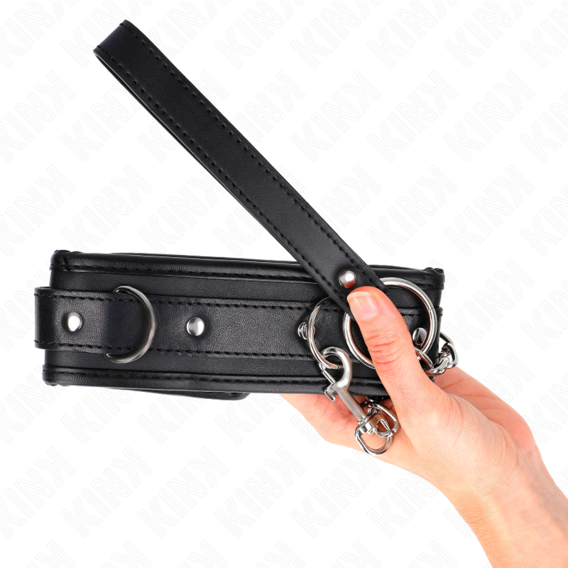 KINK - BASIC MODEL COLLAR WITH LEASH 65 CM MODEL 1 53 X 6 CM - Amore24