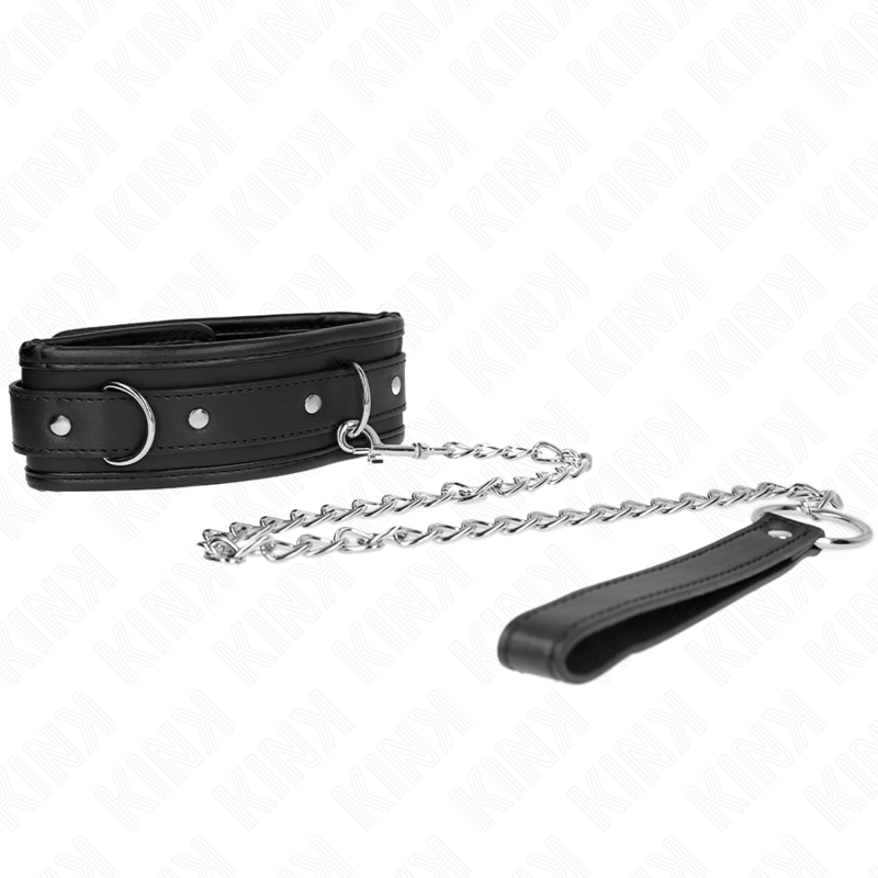 KINK - BASIC MODEL COLLAR WITH LEASH 65 CM MODEL 1 53 X 6 CM - Amore24