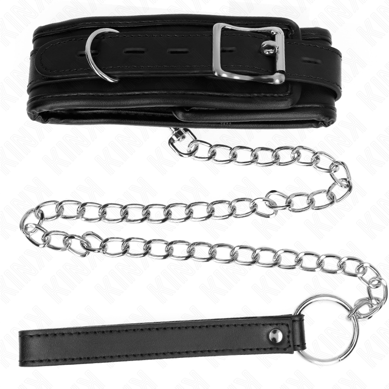 KINK - BASIC MODEL COLLAR WITH LEASH 65 CM MODEL 1 53 X 6 CM - Amore24