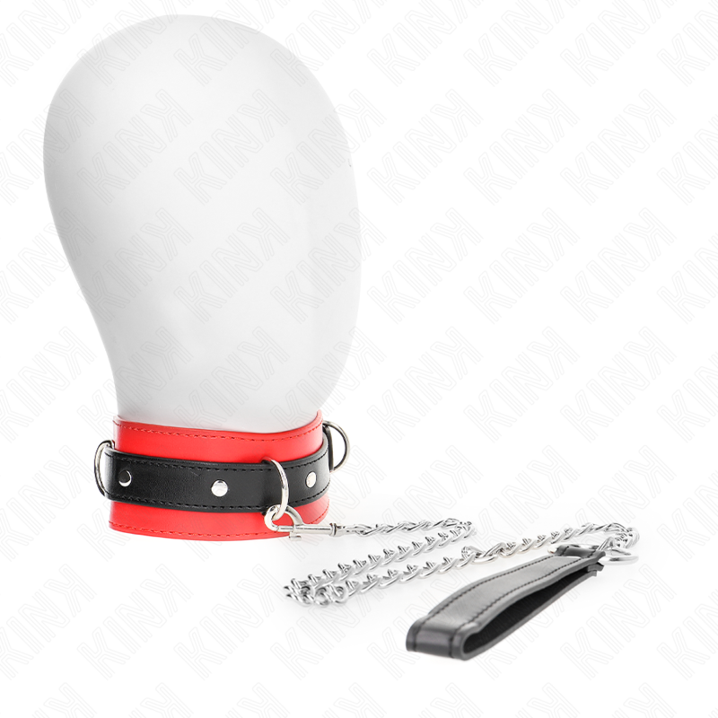 KINK - COLLAR WITH BELT 65 CM WITH STRAP RED 54 X 4.5 CM - Amore24