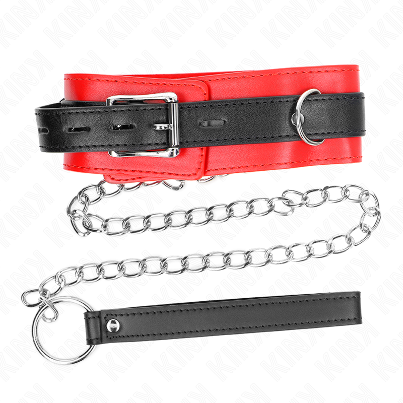 KINK - COLLAR WITH BELT 65 CM WITH STRAP RED 54 X 4.5 CM - Amore24