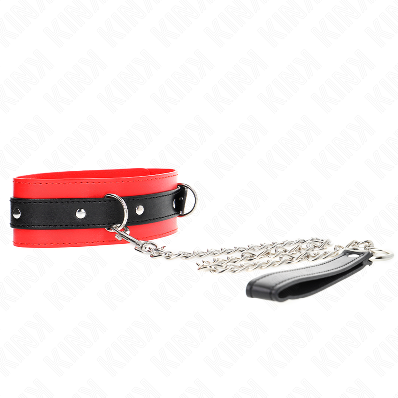 KINK - COLLAR WITH BELT 65 CM WITH STRAP RED 54 X 4.5 CM - Amore24