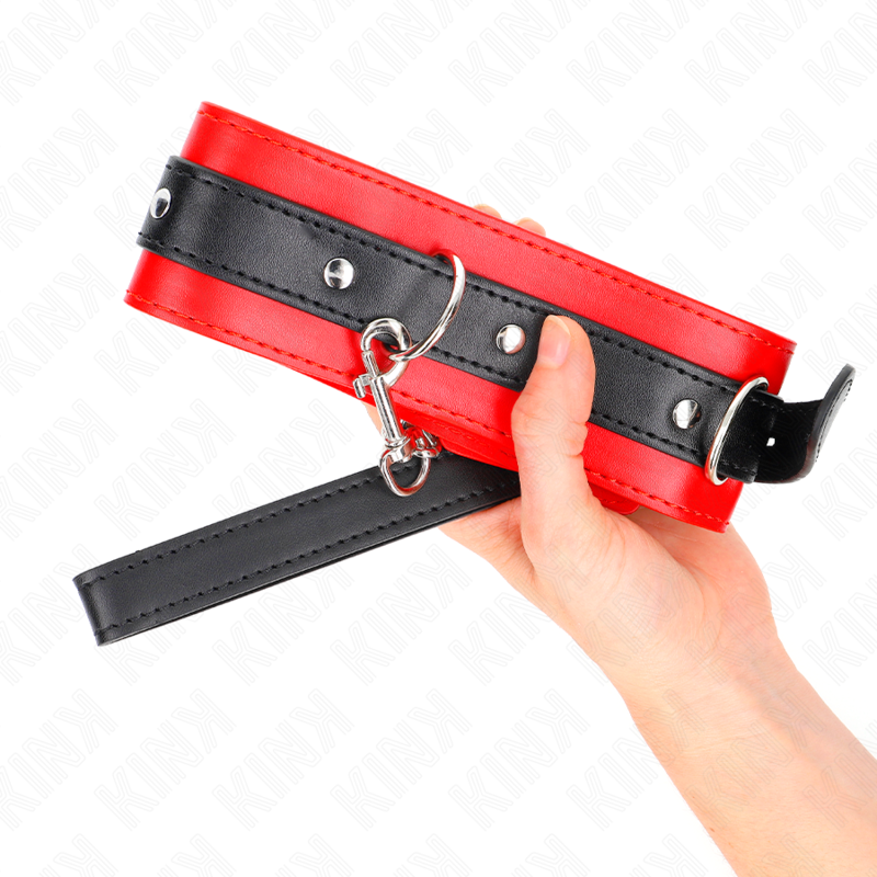 KINK - COLLAR WITH BELT 65 CM WITH STRAP RED 54 X 4.5 CM - Amore24