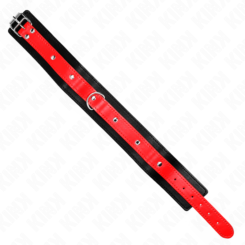 KINK - NECKLACE WITH RED STRAP 65 CM AJUSTABLE 36-43 CM X 5 CM - Amore24