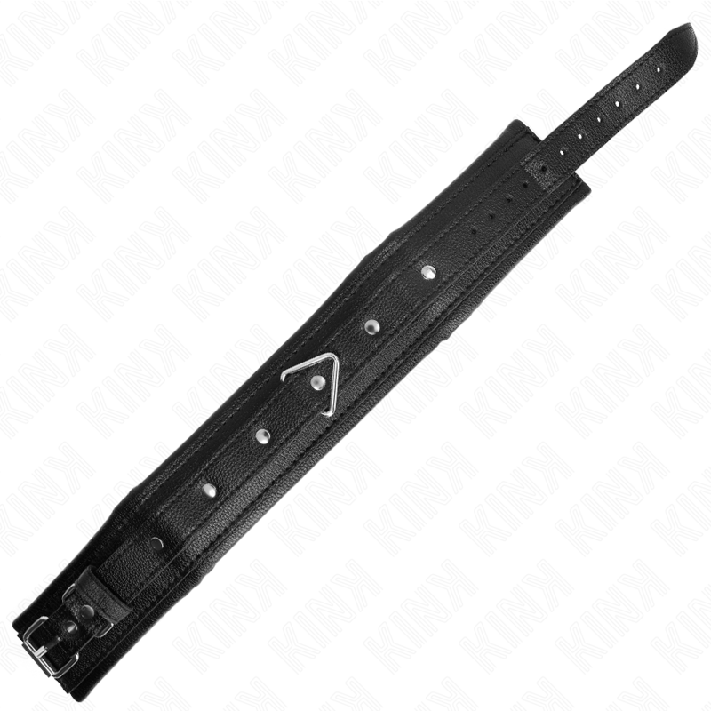 KINK - NECKLACE WITH SPONGE IMITATION LEATHER STRAP MODEL 1 ADJUSTABLE 37-54 CM X 3 CM - Amore24