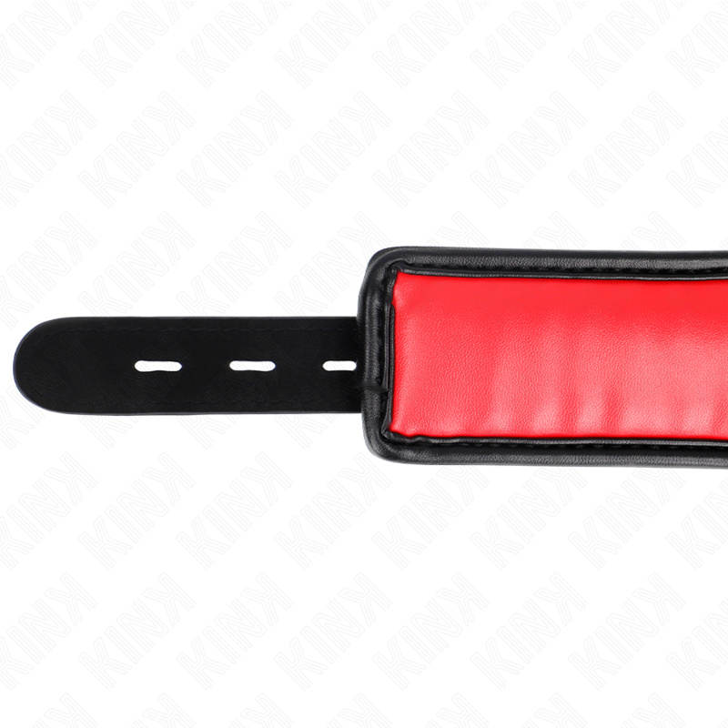 KINK - NECKLACE WITH SPONGE IMITATION LEATHER STRAP MODEL 3 ADJUSTABLE 37-54 CM X 3 CM - Amore24