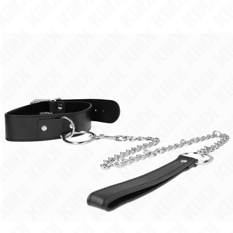 KINK - BASIC MODEL COLLAR WITH LEASH MODEL 4 ADJUSTABLE 36-43 CM - Amore24