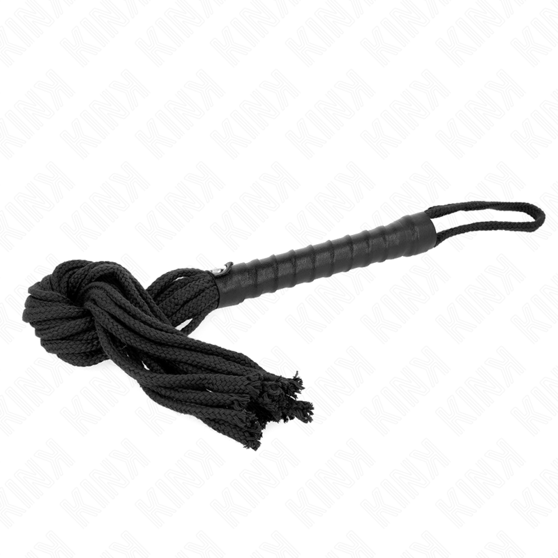 KINK - BLACK ROPE WHIP 56 CM - Amore24