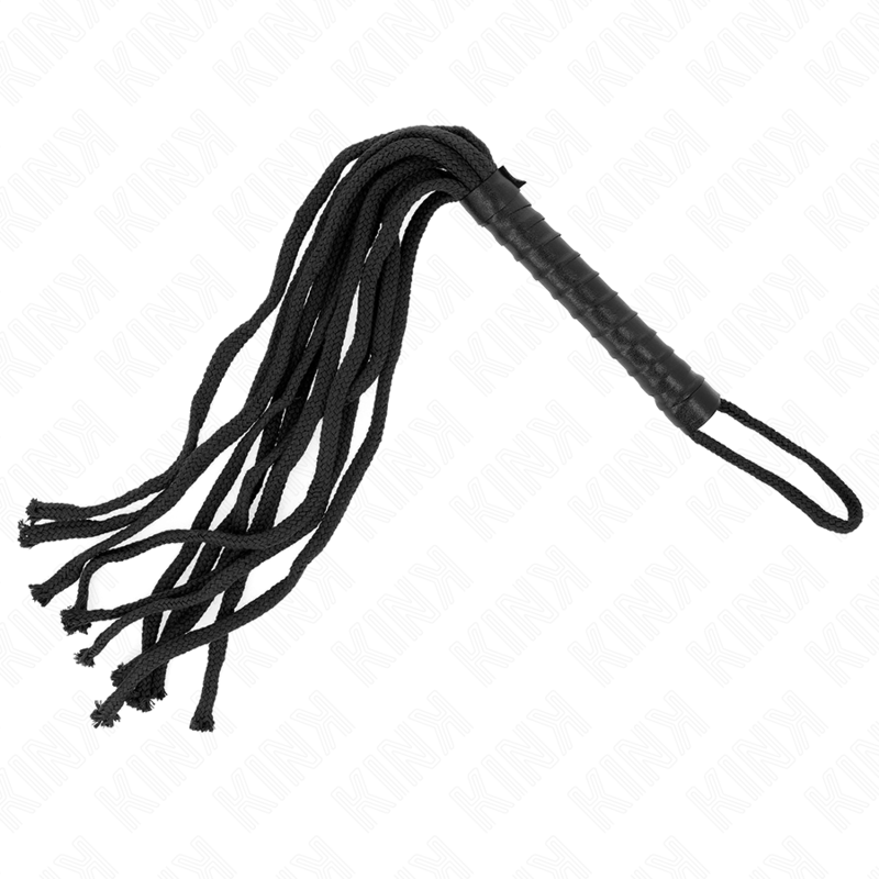 KINK - BLACK ROPE WHIP 56 CM - Amore24