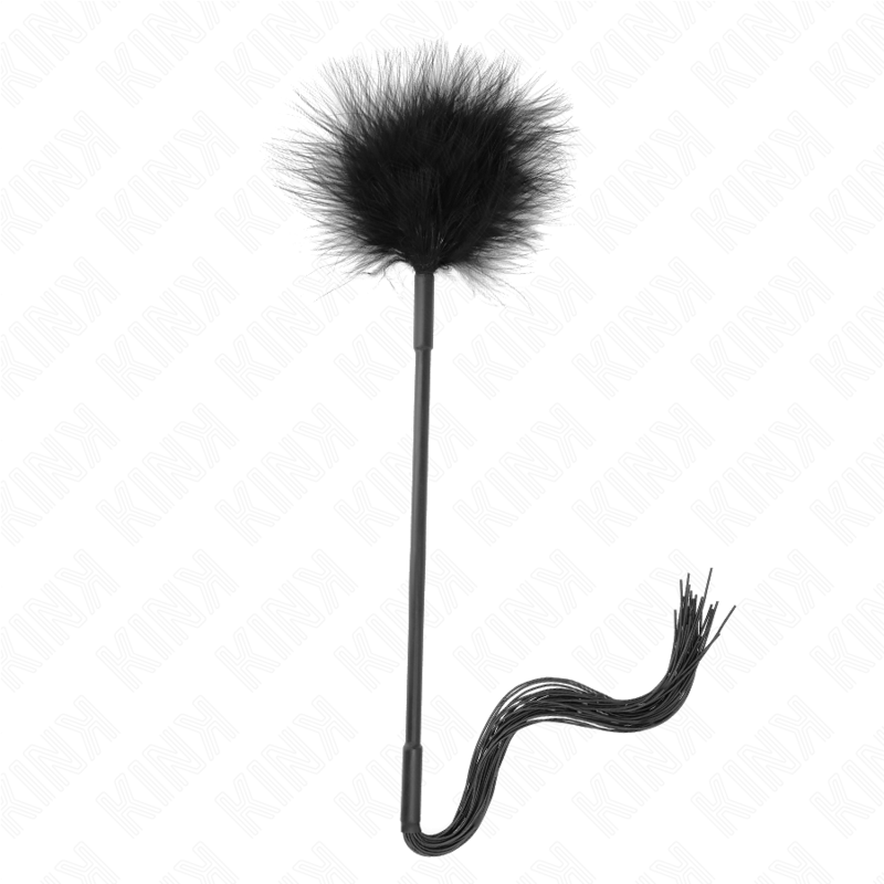 KINK - SILICONE WHIP WITH FEATHERS FOR TICKLE 47 CM - Amore24