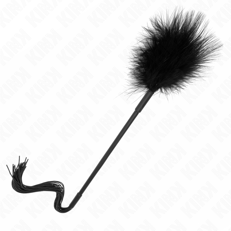 KINK - SILICONE WHIP WITH FEATHERS FOR TICKLE 47 CM - Amore24