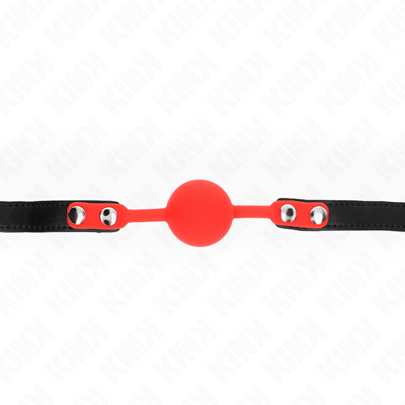 KINK - SILICONE BALL 4 CM GAG WITH LOCK 60 x 2 CM - Amore24