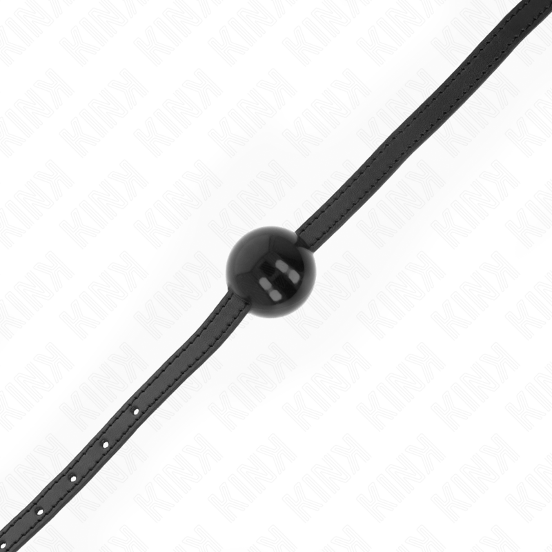 KINK - BLACK SINGLE SOLID BALL 4 CM GAG 65 x 1.5 CM - Amore24