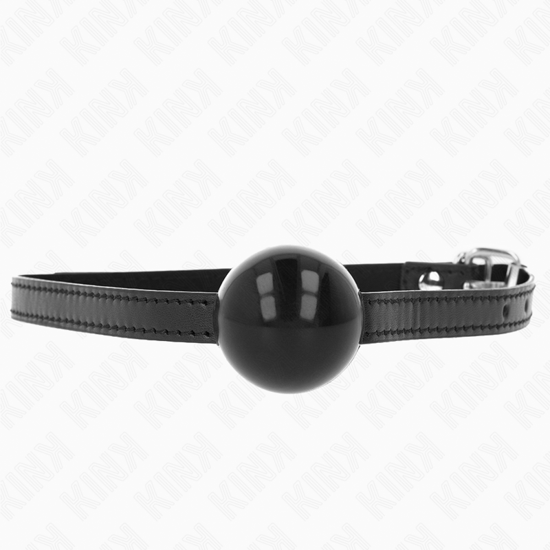 KINK - BLACK SINGLE SOLID BALL 4 CM GAG 65 x 1.5 CM - Amore24