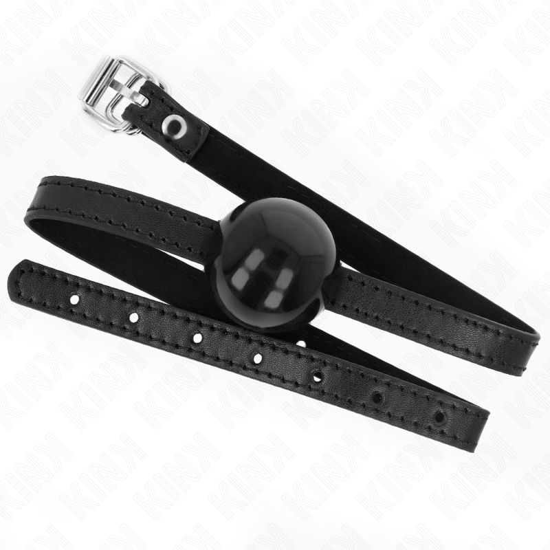 KINK - BLACK SINGLE SOLID BALL 4 CM GAG 65 x 1.5 CM - Amore24