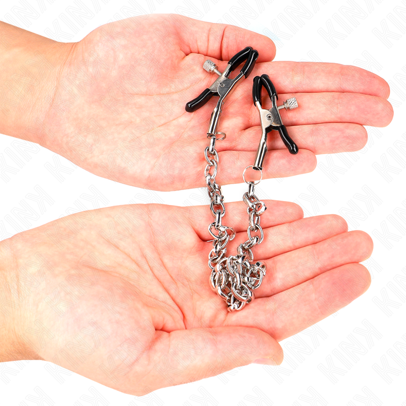 KINK - THICK CHAIN NIPPLE CLAMPS 30 CM - Amore24