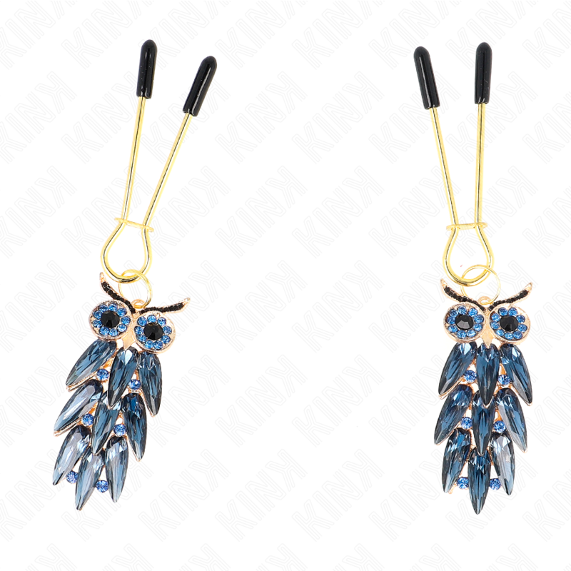 KINK - OWL PENDANT NIPPLE CLAMPS 6 CM - Amore24