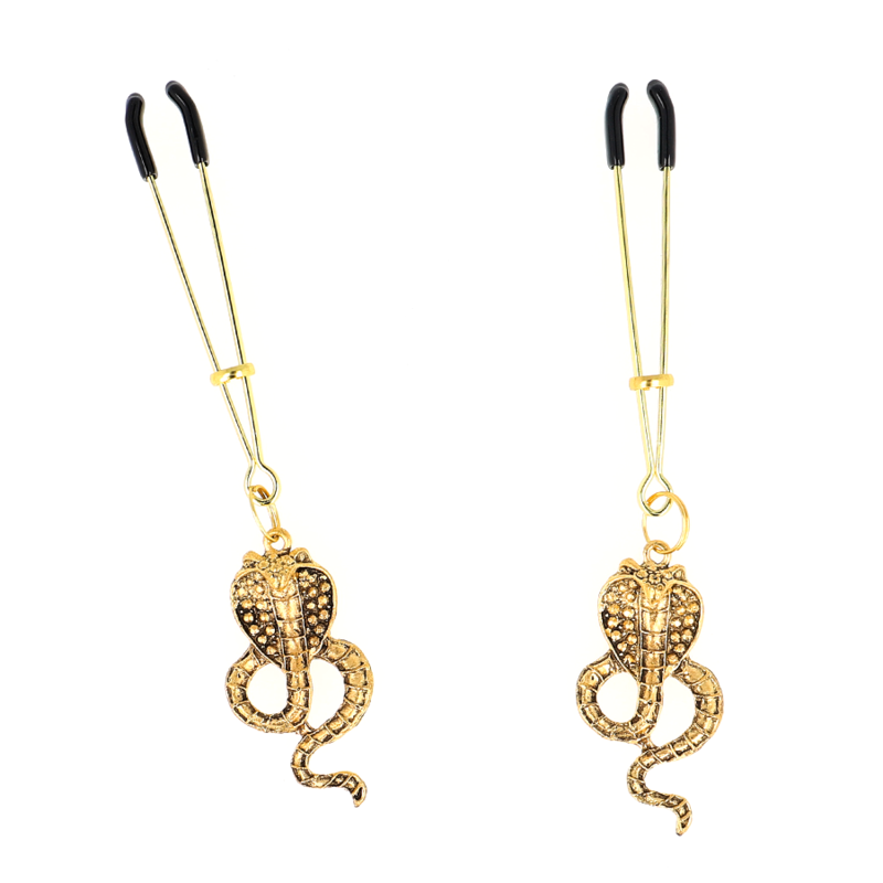 KINK - COBRA PENDANT NIPPLE CLAMPS 6 CM - Amore24
